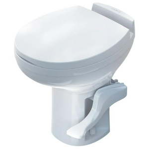 lot 13420 image: Thetford Aqua-Magic Residence RV Toilet High Round White 42169