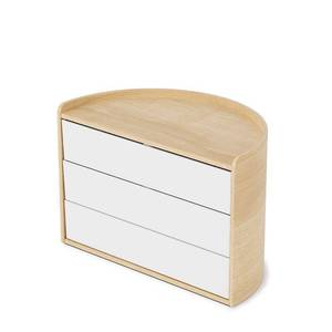 lot 13423 image: Umbra Moona Jewelry Box Organizer for Smaller Accessories Unisex WhiteNatural