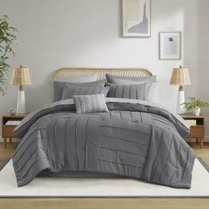 lot 14017 image: MAINSTAYS Comforter Set with Sheets  (Stock Pic Different)- Retail $62