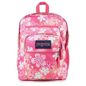 lot 6927 image: JanSport Big Student Hibliscious 17 Backpack - Pink - Retail $55