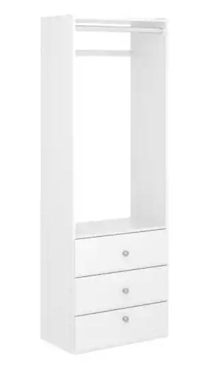 lot 4846 image: (Parts Only) White Closet Kit 48in