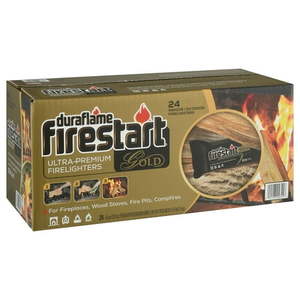 lot 6989 image: Duraflame Firestart Gold Ultra Premium 4.5 oz Fire Starters 24-Pk