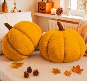 lot 7942 image: Pumpkin Throw Pillows