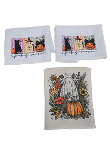 lot 7993 image: Halloween Kitchen Towel Set of 3