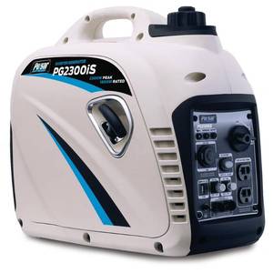 lot 13436 image: Pulsar 2300-Watt Super Quiet Gasoline Powered Inverter Generator with USB - Retail $398