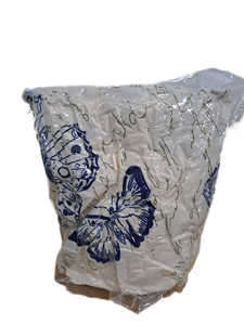 lot 13459 image: Home Collection Elastic Sofa Cover Beige with Butterfly Pattern