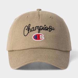 lot 15027 image: Champion Adult Script Jersey Baseball Hat - Khaki