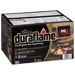 lot 30004 image: Duraflame Gold Ultra Premium 4.5 lb. Firelogs  6-Pack Case  3 Hour Burn
