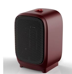 lot 30006 image: Mainstays Personal Electric Space Heater 400W for Indoor, Portable Electric Heater for Home, PTC Ceramic for Fast Safe Energy Efficiency, Red