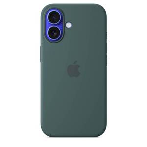 lot 30014 image: Apple iPhone 16 Silicone Case with MagSafe - Lake Green - Retail $50