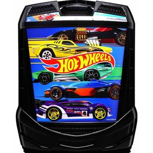 lot 13527 image: Hot Wheels 100 Car Case- MISSING A WHEEL