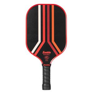 lot 30060 image: Franklin Sports 15.7 Rove Traditional Pickleball Paddle - BlackRedOrange Fiberglass Construction, 4 Grip