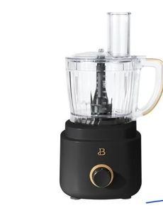 lot 30102 image: Beautiful 10-Cup Food Processor with Accessories, Black Sesame by Drew Barrymore (Does Not Work) - Retail $74