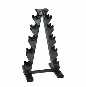 lot 30113 image: Fuel Pureformance by CAP A-Frame Dumbbell Rack, Black (Store 5 Pairs)