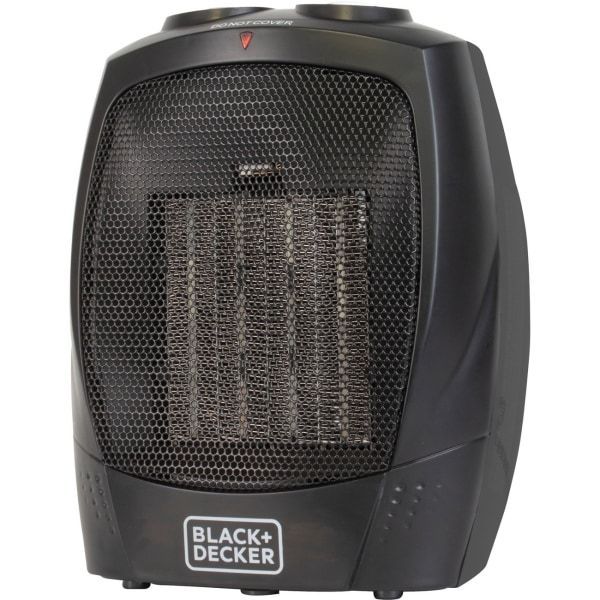 lot 10533 image: BLACKDECKER Personal Ceramic Indoor Heater Black