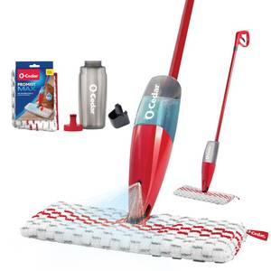lot 15073 image: O-Cedar ProMist MAX Microfiber Spray Mop Removes 99% of Bacteria with just Water, Features 1 Extra Refill