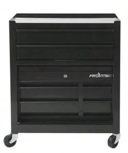 lot 15079 image: Frontier 24-inch Rolling Tool Cabinet  (no wheels, no keys)- Retail $100