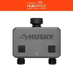 lot 30122 image: Husky Smart Watering Timer for Irrigation and Sprinklers Powered by Hub Space - Retail $80