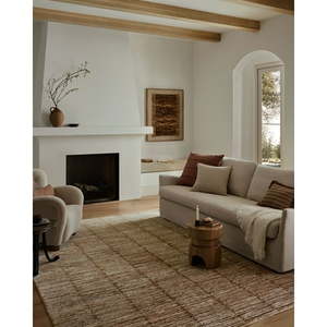 lot 30147 image: Loloi Nellie Terracotta  Ivory 7 -10 x10 -2  Area Rug - Retail $169