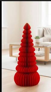 lot 30152 image: Pack of 4 ,47-INCH RED HONEYCOMB TREE - Retail $160