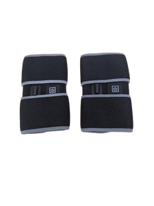 lot 31058 image: Electric Heating Knee Wrap Pads with Charging Cables, Set of 2