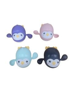 lot 31070 image: Colorful Penguin Wind-Up Bath Toys Set
