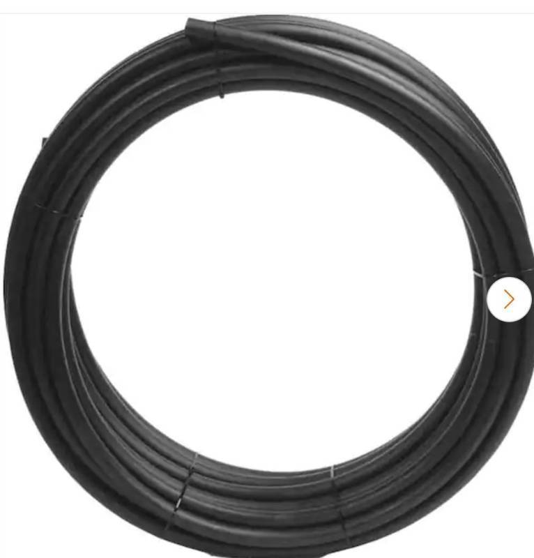 lot 15587 image: 1-inch NSF Poly Pipe - 300ft Roll - Retail $388