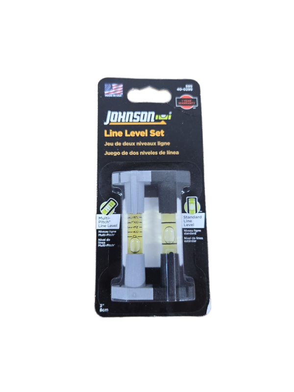 lot 7568 image: Johnson LevelJohnson 595 3  Structo-Cast Line Level Set Plastic