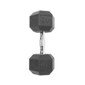 lot 30165 image: CAP Barbell Coated Hex Dumbbell Single 40 lbs - Retail $54