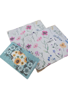 lot 31077 image: Floral Wallet Case Set with Sunflower Design and 2 Floral Mousepad