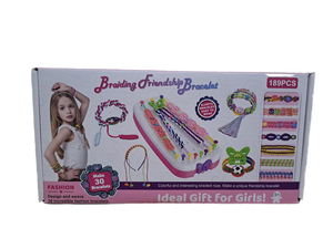 lot 13649 image: Braiding Friendship Bracelet- Makes 30 Bracelets 189 Pieces