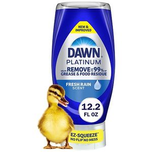 lot 30209 image: Dawn Platinum EZ-Squeeze Dish Soap Liquid Dishwashing Liquid  Grease Removal  Fresh Rain  12.2oz