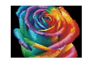 lot 30210 image: DIAMOND DOTZ Rose Portrait Special Edition Diamond Painting Kit