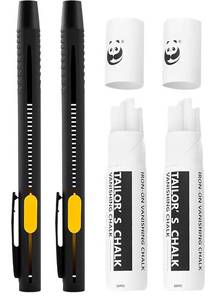 lot 31111 image: Heat Erasable Fabric Marker for Sewing, 2026 Upgraded Sewing Chalk DIY Markers Pen, Sewing Chalk,Tailor Chalk for Cotton & Knitted Fabrics, Sewing Supplies (2Pen40Refills)