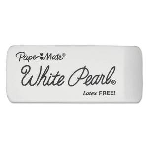 lot 31128 image: 3 Count of Paper Mate 70624 White Pearl Eraser, 3Pack (9 Erasers)
