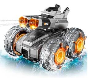lot 31130 image: Remote Control Car with Water Gun, Waterproof RC Monster Truck Toys 4WD All-Terrain RC Cars, Gesture Sensing Rc Stunt Car,