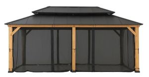 lot 13693 image: Sunjoy Universal Mosquito Netting for 12 ft. �20 ft. Gazebos (NETTING ONLY)