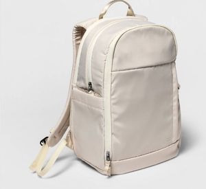 lot 14037 image: 17.5 Lifestyle Backpack Off-White - All in Motion High School Solid Twill Bag