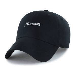 lot 30199 image: Lifestyle Script Clean Up Minnesota Baseball Hat