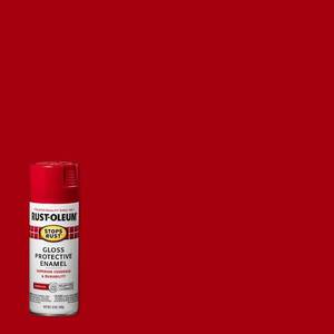 lot 30246 image: Pack of 3 ,Sunrise Red  Rust-Oleum Stops Rust Gloss Protective Enamel Spray Paint-7762830  12 oz