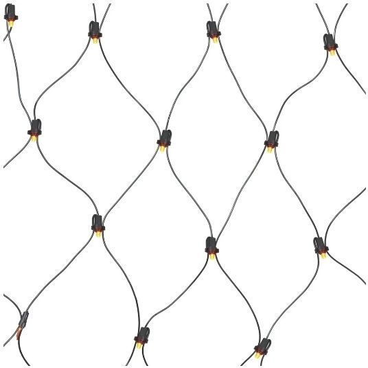 lot 4511 image: Orange Net Lights, 50CT, LED, 4ft x 4ft, Halloween IndoorOutdoor, by Way To Celebrate