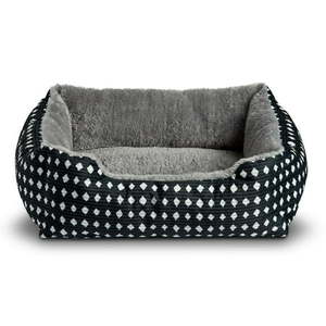 lot 13702 image: Vibrant Life Cuddler Small Dog or Cat Bed Black Size 19x15