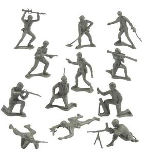 lot 13722 image: Plastic Army Men - Toys - 144 Pieces