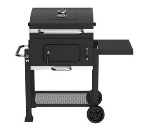 lot 30286 image: Expert Grill Charcoal Grill, 24 Inch Heavy Duty Charcoal Grill with Wheels, Black - Retail $124