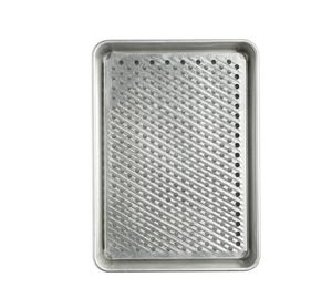 lot 30289 image: Nordic Ware Naturals 2-Piece Aluminum Oven Crisping Bakeware Set with 13 x 18 Rectangular Half Sheet and Multi-Use Rack