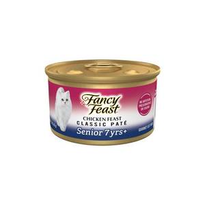 lot 30293 image: Pack of 24 ,Fancy Feast Chicken Flavor Classic Pate Wet Cat Food - 3.33oz