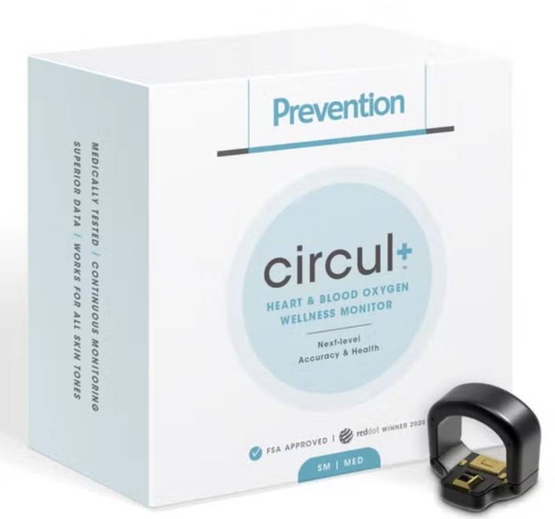lot 9201 image: Prevention Circul Heart & Blood Oxygen Wellness Monitor UNTESTED  - Retail $320