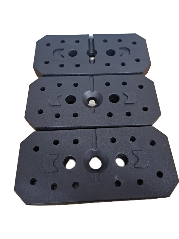 lot 13155 image: Pack of 3 Gym Station Weight Plate Trainers