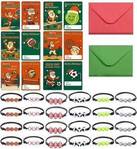 lot 32134 image: Classroom Christmas Cards with Envelopes 24 pcs