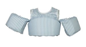 lot 13743 image: Paddle Pals U.S. Coast Guard Approved Life Jacket for Children (33-55 lbs.) Safety Swim Vest with Arm Bands, Blue Stripe